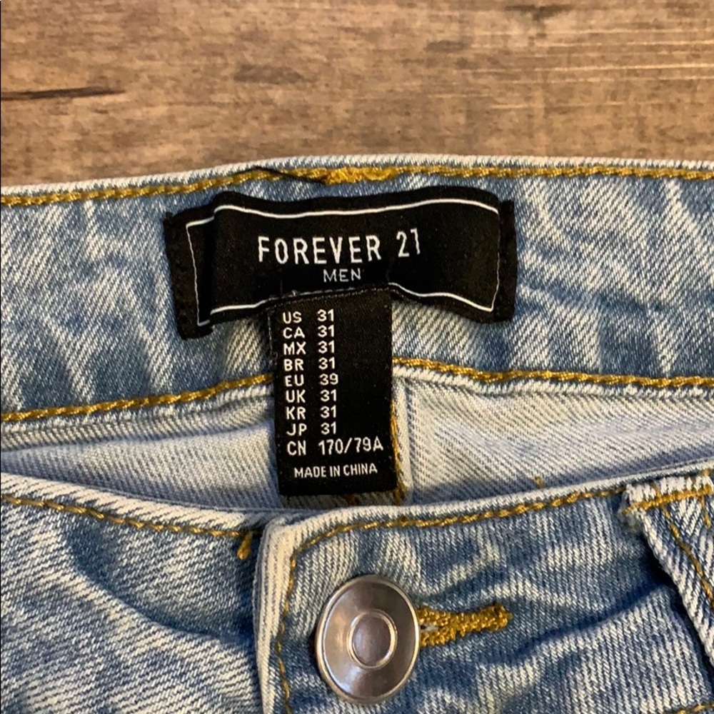 Skinny Destroyed Men’s Jeans - Picture 5 of 5